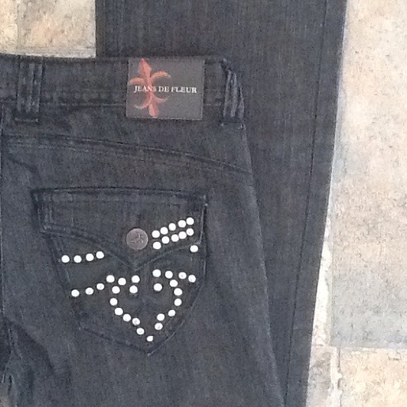 DE FLEUR size 9 black boot cut - Picture 4 of 6