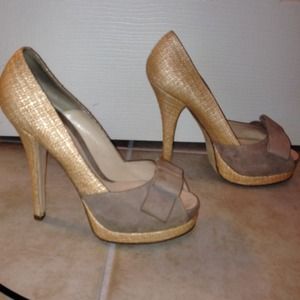 Authentic FENDI Peep Toe Pumps