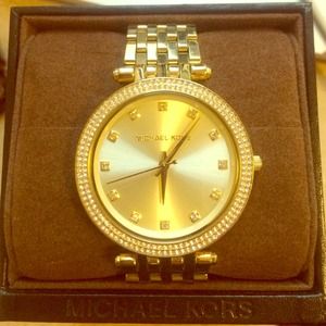 Michael Kors 'Darci' 39mm gold watch. MK-3216