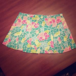 Pleated lilly pulitzer skort