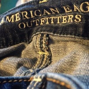 American eagles medium wash jeans.