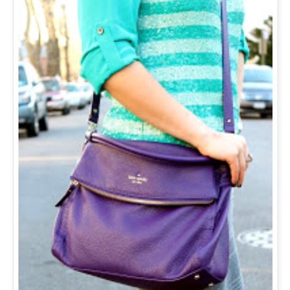 purple crossbody