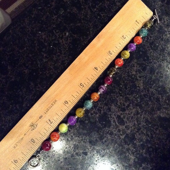 Beautiful colorful beaded bracelet - Picture 2 of 2