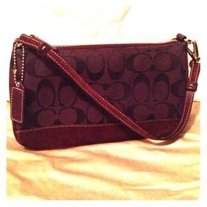 Purple Coach Purse