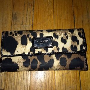 Nine West cheetah wallet