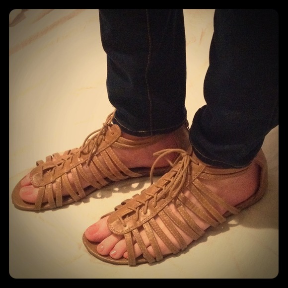 Madden Girl leather gladiator sandals