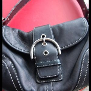 Coach Small black Mini Soho purse