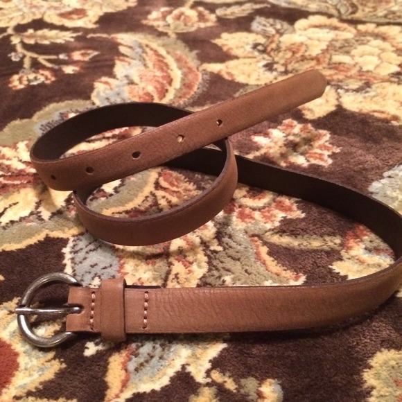 Accessories - Skinny Leather Belt