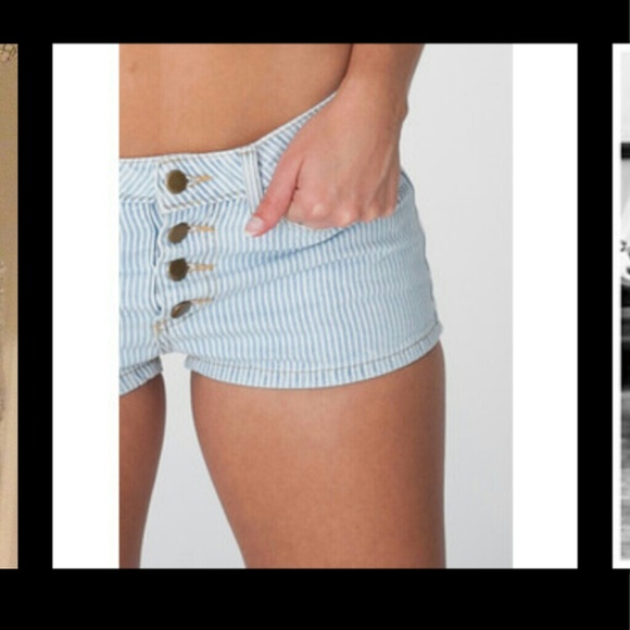 ****SOLD***American Apparel striped shorts