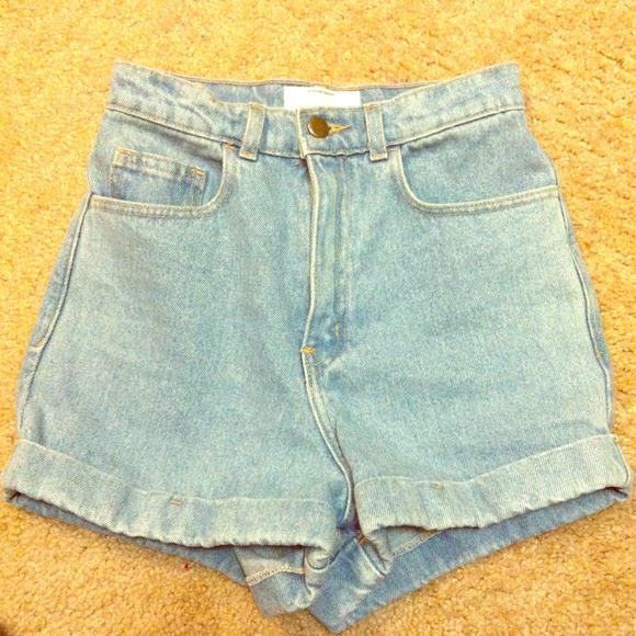 American Apparel High Waisted Shorts