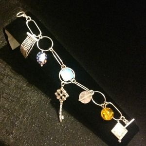 Silver with natural stone