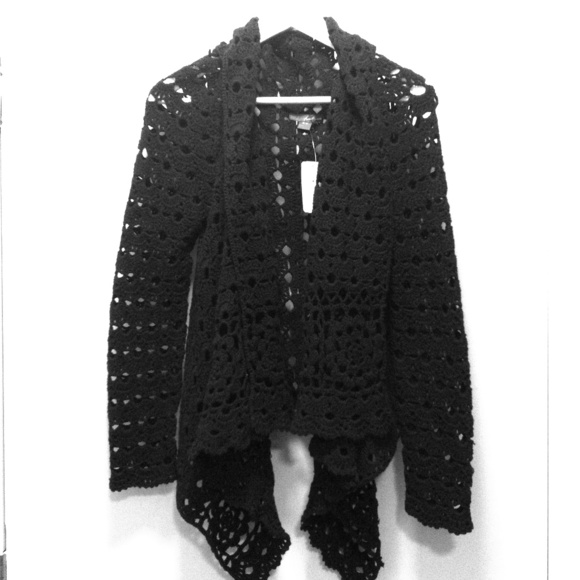 Forever 21 Crochet Sweater Cardigan