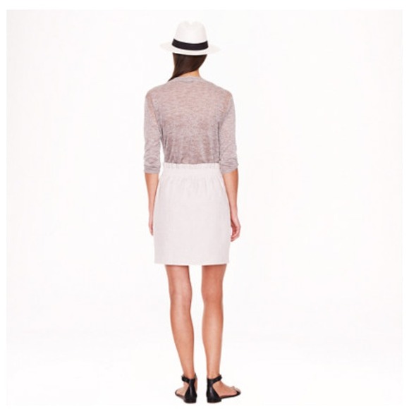 *SOLD* J. Crew Linen City Skirt NWOT -other site - Picture 4 of 4