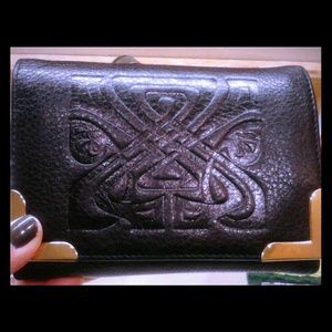 BiBa Black Leather Wallet - New