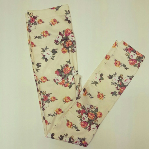 Floral leggings