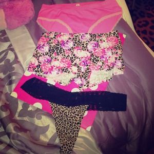 SOLD 3 vs/pink undies