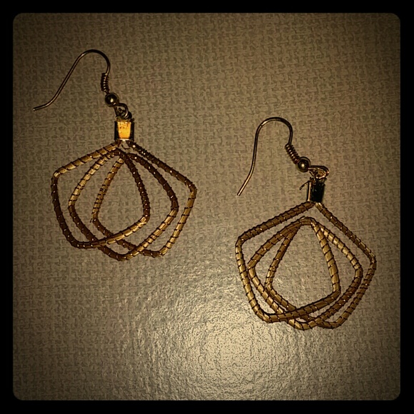 Handmade Earrings, gold plated