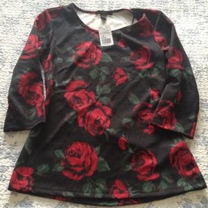 F21 Floral Shirt