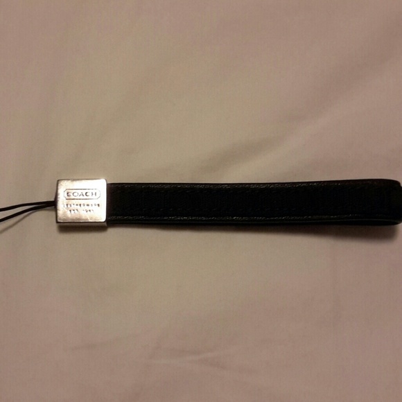 Coach cell phone strap