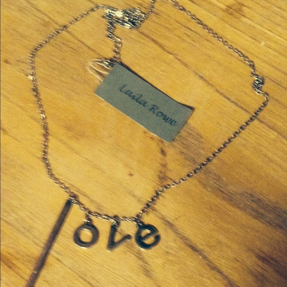 "l-o-v-e" necklace