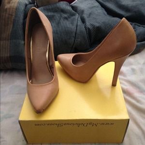 Beige forever 21 heels