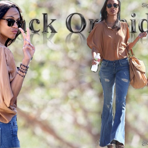 NWT! BLACK ORCHID 'Black Beauty' High Rise Flare