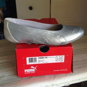 Silver Puma Flats