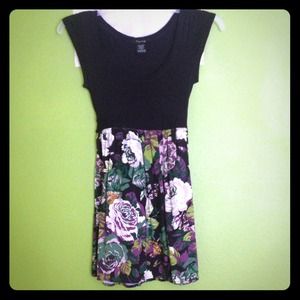 Purple flower dress