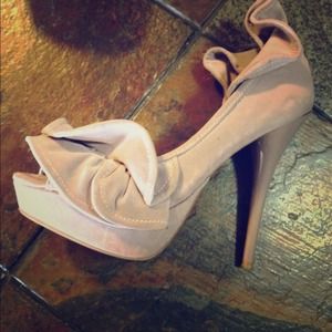 Blush colored heels