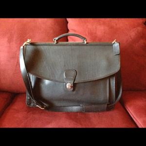 Black Coach Briefcase