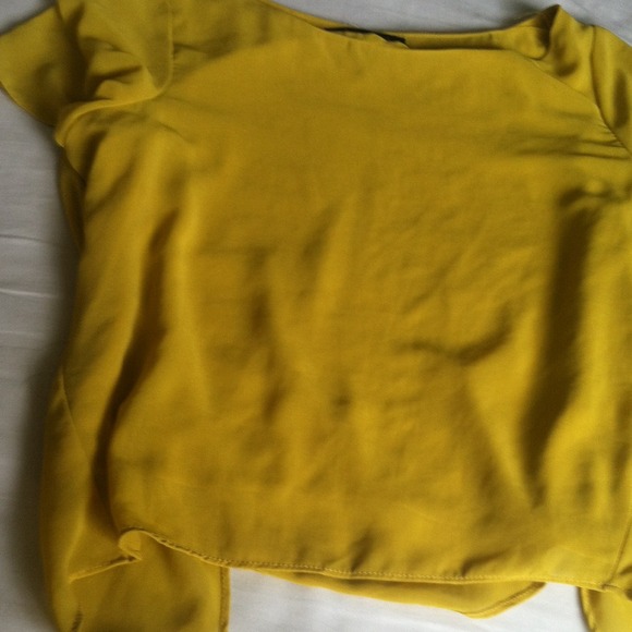 Mustard yellow , foreign exchange shirt