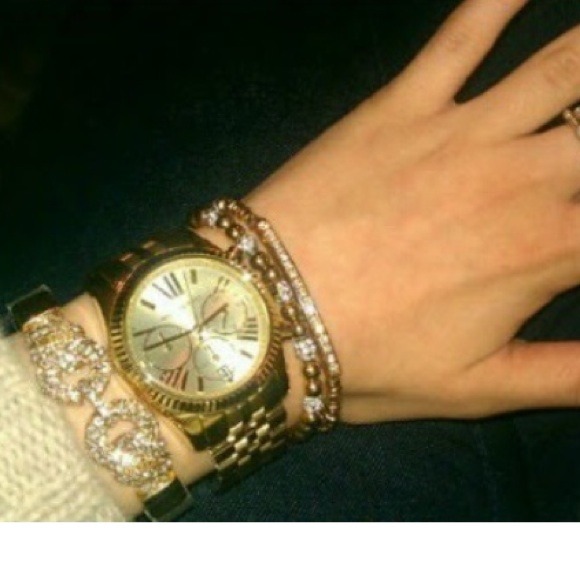 Michael Kors Lexington Gold Champagne dial - Picture 2 of 4