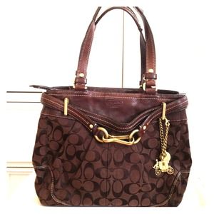 Coach Mahogany Hamptons CarryAll Bag