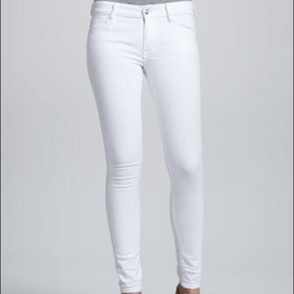A/X Armani Exchange Denim - A/X White skinny jeans 00