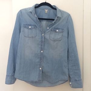 J.Crew chambray shirt -Size 2