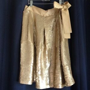 Bundled sequin skirt, shorts, and sweater