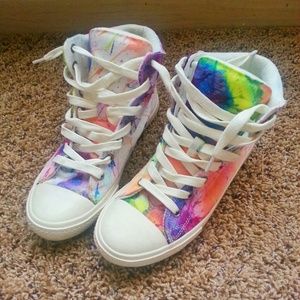 Aldo Color High Top Sneakers