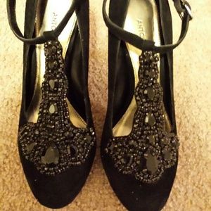 Antonio Melanie Jeweled High Heel
