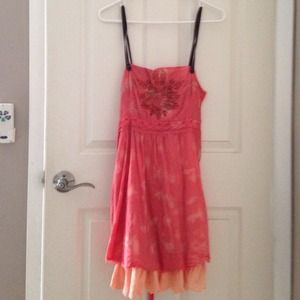 Cute coral Free People summer dress