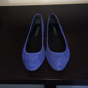 Blue flats