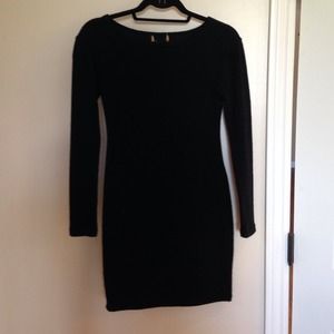 Black long sleeve dress