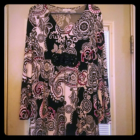 Paisley and floral blouse