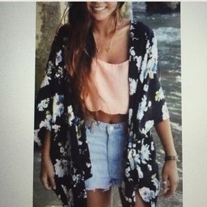 Coral pink scalloped crop top/ bralette
