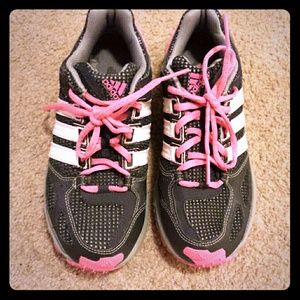 Pink and Gray Adidas