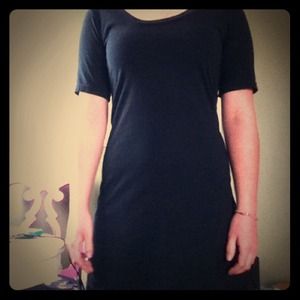 American apparel t shirt dress & a & f shorts