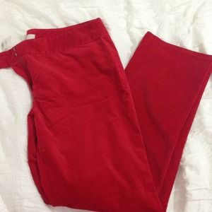 NWT Ann Taylor Loft dressy red pants