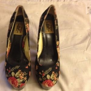 FRH Vintage Fliwer Black Heels