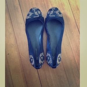 INC Satin/Rhinestone flats