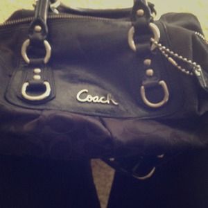 Used black coach purse!