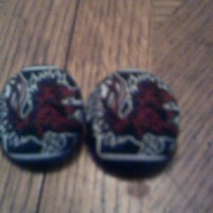 Gamecock earrings